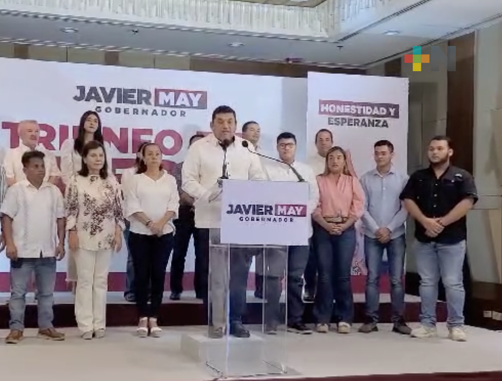 En Tabasco ganó Morena la gubernatura: Javier May